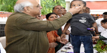 Gujarat CM Bhupendra Patel launches statewide pulse polio drive to protect over 8.3 mn children