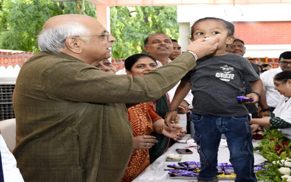 Gujarat CM Bhupendra Patel launches statewide pulse polio drive to protect over 8.3 mn children