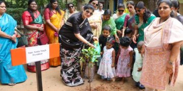 Planting hope, growing futures: S Rly women’s organisation leads green mission at Ashraya School