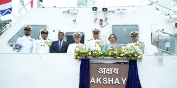 ‘Akshay’ sets sail: Indigenous fast patrol vessel strengthens India’s maritime shield