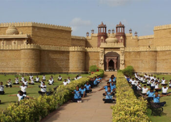 38,000 NCC cadets roll out their yoga mats across Gujarat, powering a healthier India