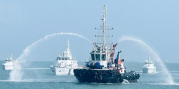 Gujarat’s maritime shield gets stronger: ICGS Achal anchors at Vadinar to fortify India’s Western Seaboard