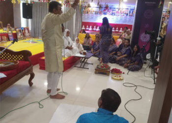 Bhaktamar’s divine resonance fills Ahmedabad as 53-day spiritual sadhana begins, drawing thousands on a journey of inner transformation