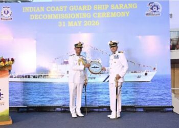 Farewell to a Sea Sentinel: Coast Guard Ship Sarang Bows Out After 27 Years of Service to the Nation