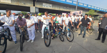 Pedalling against poison: Little Champion Inaaya joins Gujarat Police’s ride for a drug-free future