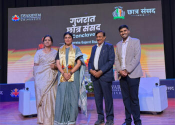 “Dream Big, Lead Boldly, Build Bharat”: Rivaba Jadeja inspires 2K young minds as Gujarat’s future architects pledge to make the state India’s No.1