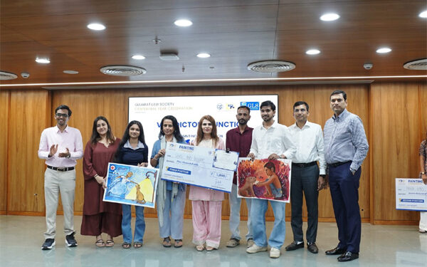 Brushstrokes that barked for compassion: GLS University turns art into a voice for the voiceless