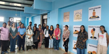 From classroom stress to inner strength: C. C. Sheth College unleashes the mind-boggling power of yoga