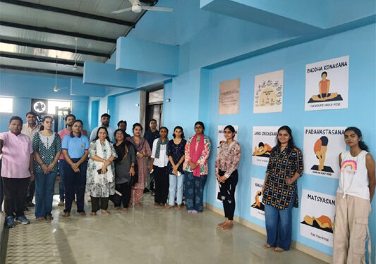From classroom stress to inner strength: C. C. Sheth College unleashes the mind-boggling power of yoga