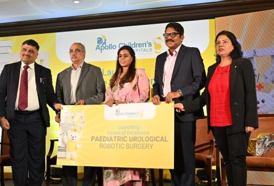 Tiny lives, giant triumph: Apollo creates South India’s first Centre of Excellence in Paediatric Robotic Urology after 400 child surgeries