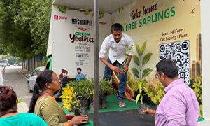 Don’t just watch the monsoon magic—grow it! Chiripal Mirchi Green Yodha takes 50K saplings to Ahmedabad