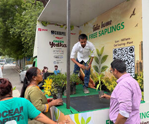 Don’t just watch the monsoon magic—grow it! Chiripal Mirchi Green Yodha takes 50K saplings to Ahmedabad