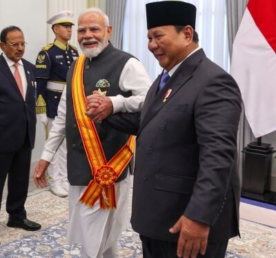 India’s diplomatic double triumph: Modi receives Indonesia’s highest civilian honour as IIM Bangalore opens Asean gateway