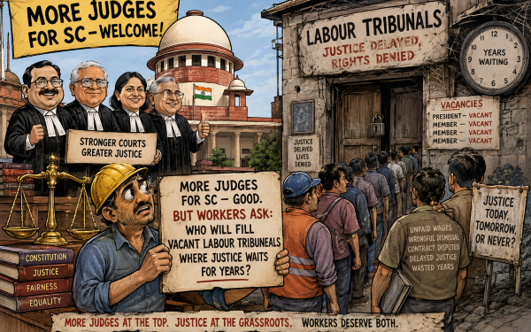 More judges for SC welcome, but workers ask: Who will fill vacant labour tribunals where justice waits for years?