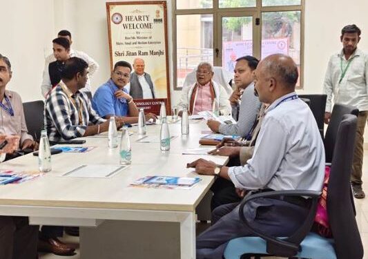 “Banks must open the credit floodgates for MSMEs”: Jitan Ram Manjhi pushes technology, finance & skills to power Puducherry’s enterprise growth