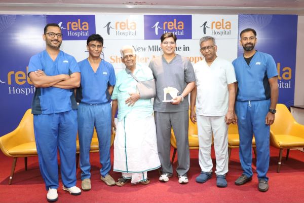 97 and back in the game: Rela Hospital pioneers India’s first fully awake keyhole shoulder surgery with dissolving balloon