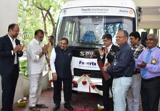 A bus that delivers hope: Rotary’s ₹60-lakh mobile oral cancer unit drives lifesaving care to doorsteps