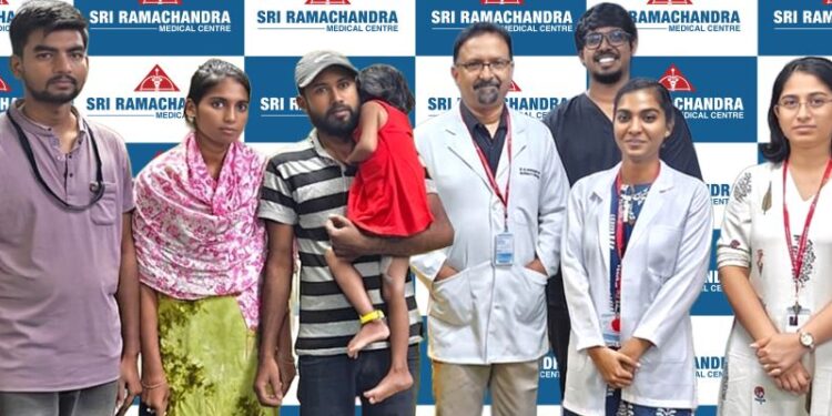 2,000 KMs to hope: SRIHER rebuilds a four-year-old’s future after a devastating road accident