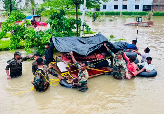 When Gujarat, and Dadra & Nagar Haveli went underwater, the Army became the bridge to safety