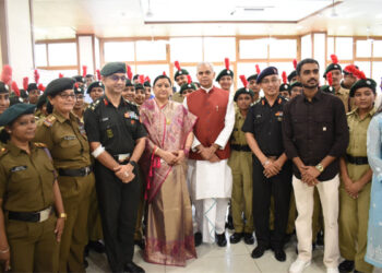 ‘Serve humanity, build the nation’: Governor Acharya Devvrat salutes NCC Cadets as they donate blood to save lives