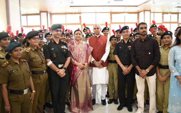 ‘Serve humanity, build the nation’: Governor Acharya Devvrat salutes NCC Cadets as they donate blood to save lives