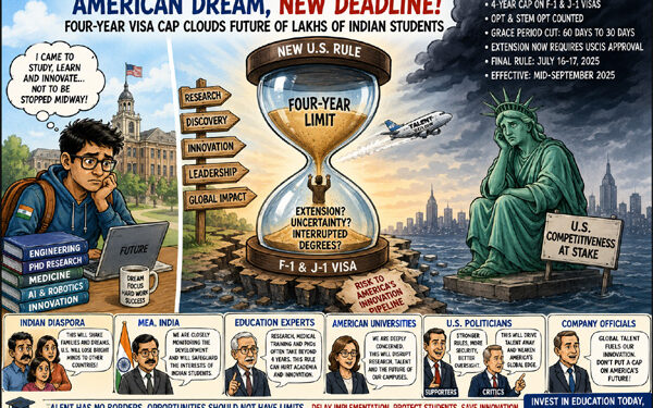 American dream meets new deadline: Proposed US visa rule rings alarm bells for Indian students, universities and innovation