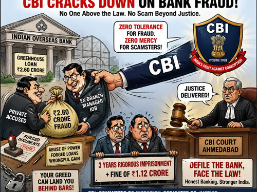 CBI cracks down on bank fraud: Ex-IOB manager, accomplice jailed; court imposes ₹1.12 cr fine