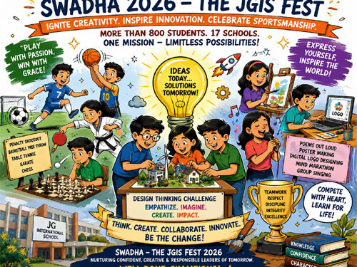 Swadha 2026 ignites young minds: JGIS Fest sparks creativity, innovation & champions’ spirit
