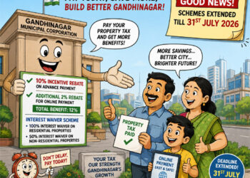 Gandhinagar extends tax relief bonanza: Property owners get more time to save with higher rebates and interest waiver