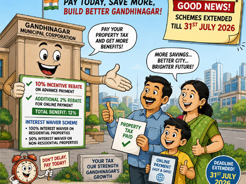 Gandhinagar extends tax relief bonanza: Property owners get more time to save with higher rebates and interest waiver