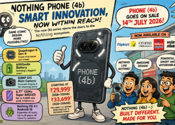Nothing opens the door to smart innovation with Phone (4b)