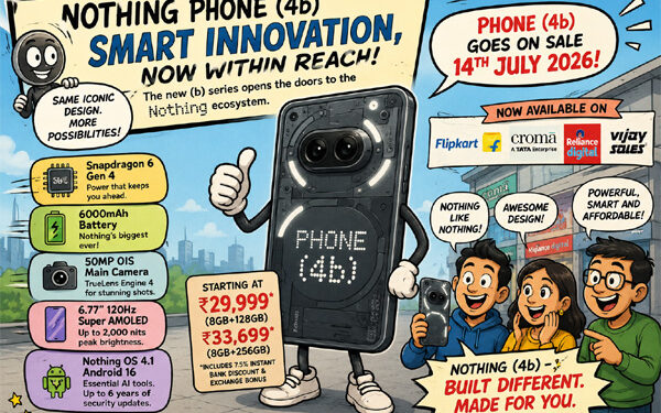 Nothing opens the door to smart innovation with Phone (4b)