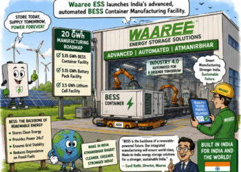 Waaree powers up India’s energy storage future with fully automated BESS manufacturing hub