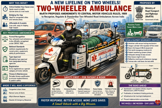 When every minute counts: India puts two-wheeler ambulances on a safety-first road