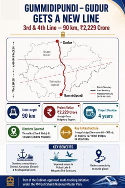 Chennai’s Northern Rail gateway gets a double-track turbocharge: TN to gain 90-km rail capacity boost