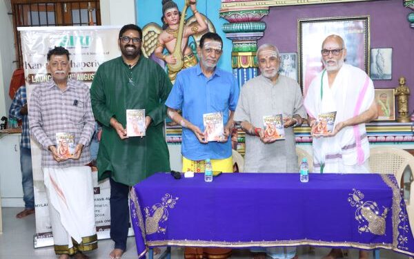 When faith finds its footsteps: SR Krishnan’s tribute to Mahaperiyava unveiled in Mylapore