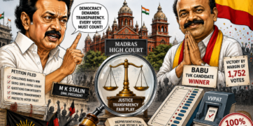 Kolathur verdict under a legal lens: Stalin challenges TVK’s Babu win, seeks 100% VVPAT count