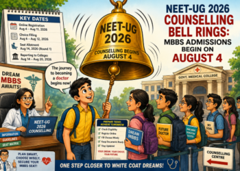 NEET-UG 2026 counselling bell rings: MBBS admissions begin on August 4