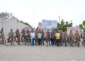 Wheels of Change: Uniformed heroes pedal patriotism along Sabarmati in Fit India’s Sunday ride