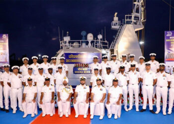 A final salute at sunset: ICGS Meera behn’s two-decade voyage ends at Okha