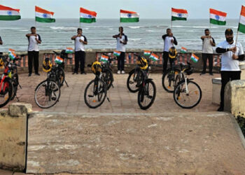 Tricolour on the coast: Indian Coast Guard takes Har Ghar Tiranga to Gujarat’s maritime frontier