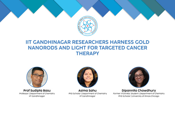 IIT Gandhinagar researchers turn gold nanorods and light into a precision cancer-fighting strategy