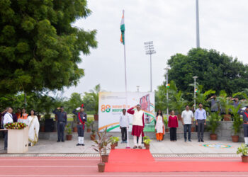 ‘Indigenous strength, not isolation’: IITGN Director’s I-Day pep talk fires up young India