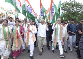 When the Tricolour roars: Gujarat capital Gandhinagar rises as one for ‘Har Dil Tiranga’