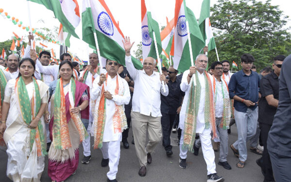 When the Tricolour roars: Gujarat capital Gandhinagar rises as one for ‘Har Dil Tiranga’