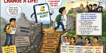 When money becomes the only barrier to merit, a scholarship can change a life of SC, ST & Muslim students