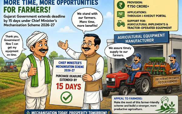 15 more days for farmers: Gujarat extends deadline to buy farm machinery under CM’s Mechanisation Scheme