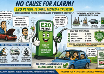 No cause for alarm: OMCs confirm E20 petrol meets quality norms after scientific testing