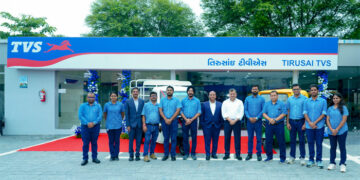 TVS shifts into top gear in Gujarat: Ahmedabad gets 3rd 3-wheeler outlet as EV costs race ahead