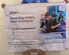 From Surat to the world stage: Love-all, Vivan Dave’s paddle is on a winning trajectory